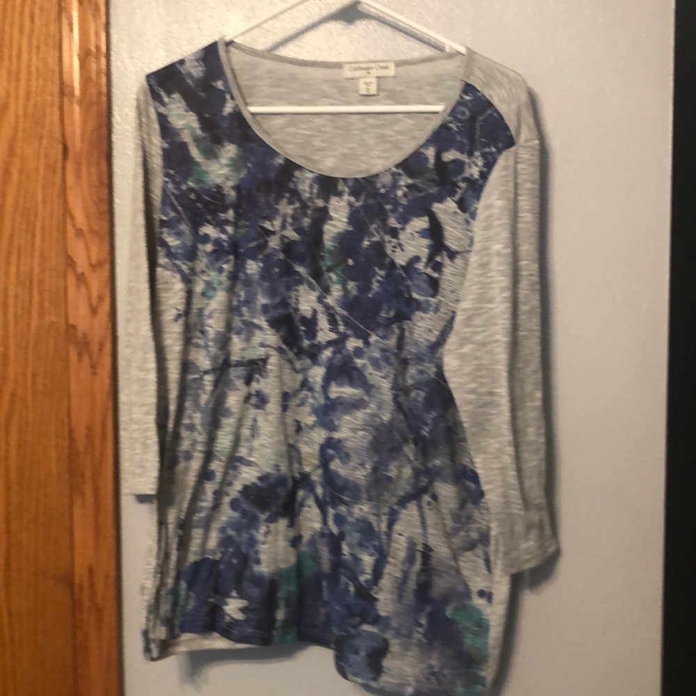 Light Weight 3/4 sleeve grey shirt